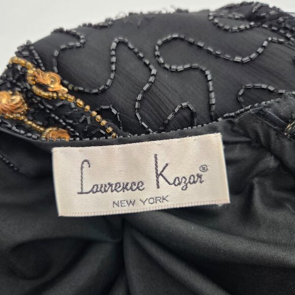 Vintage dazzling, 80's Hand-beaded masterpiece by Laurence Kazar New York! 2X - Picture 11 of 11